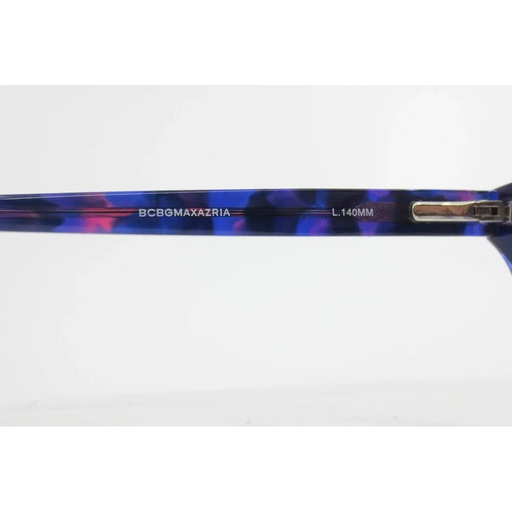 BCBGMAXAZRIA Esmee Eyeglass Frames Blue Multi Tortoise Cat Eye 54-15-140 CV